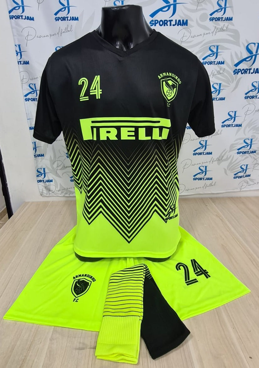 Uniformes De Futbol Personalizados Neon